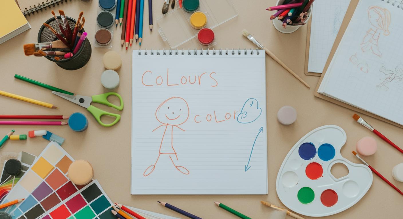 Připravit vhodné materiály a pomůcky pro výuku barev