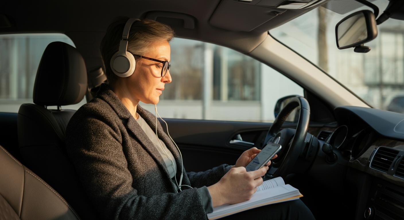 Definice a význam učení angličtiny v autě