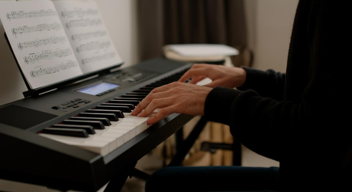 Procvičování jednoduchých melodií a rytmických vzorců