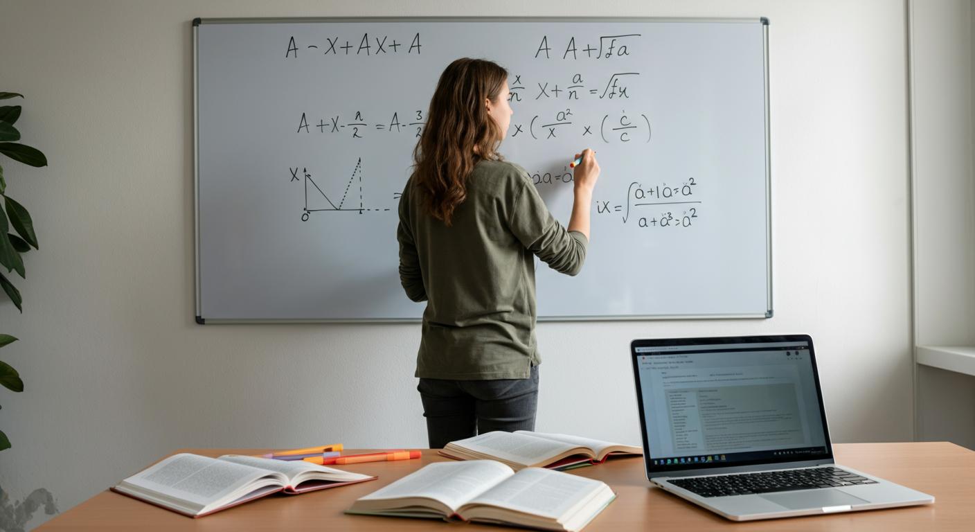 Definice efektivního učení matematiky (AI Generated Image)