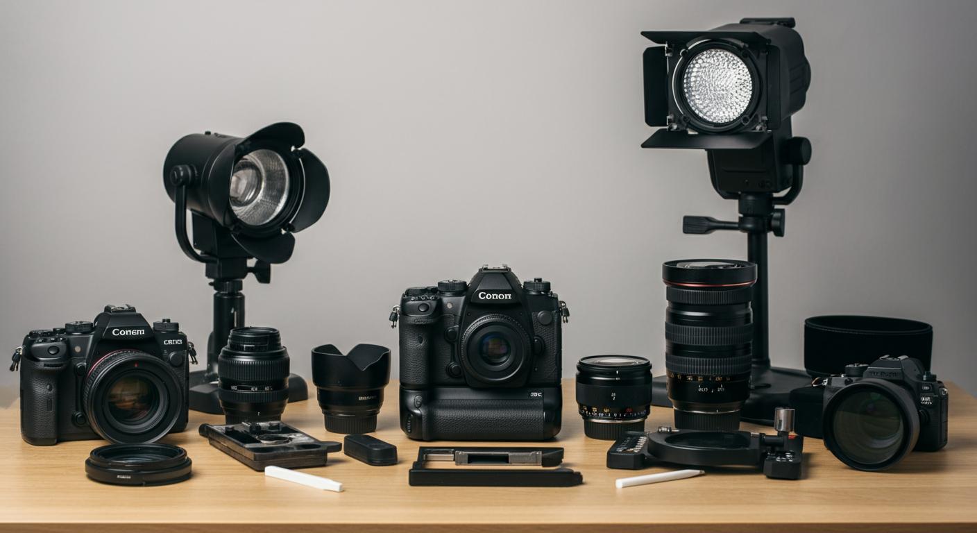 Příprava vybavení a technických parametrů pro fotografování